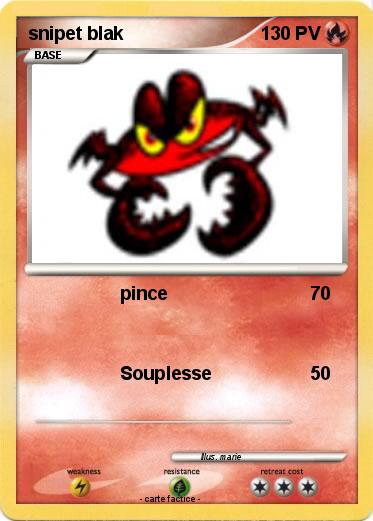 Pokemon snipet blak