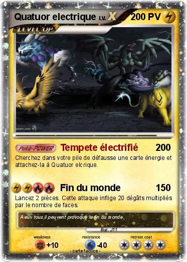 Pokemon Quatuor electrique