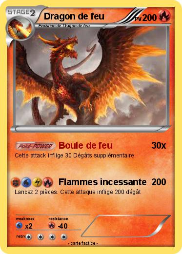 Pokemon Dragon de feu