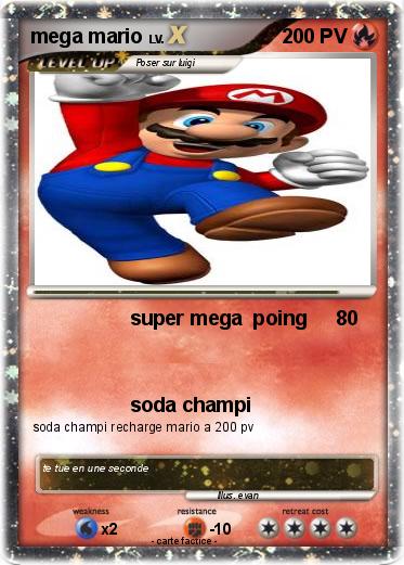 Pokemon mega mario