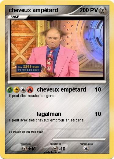 Pokemon cheveux ampétard