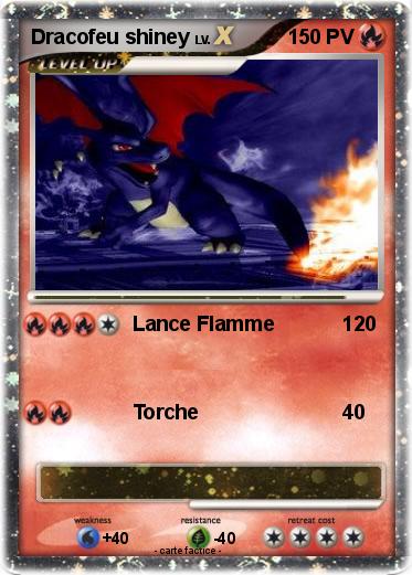 Pokemon Dracofeu shiney