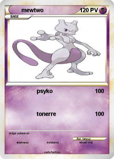 Pokemon mewtwo