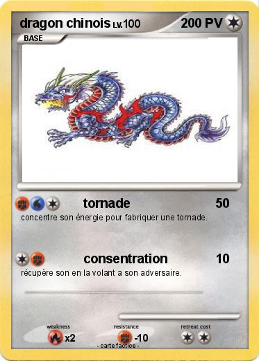 Pokemon dragon chinois