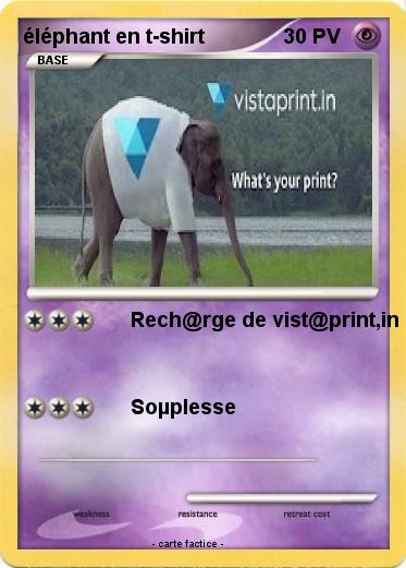 Pokemon éléphant en t-shirt