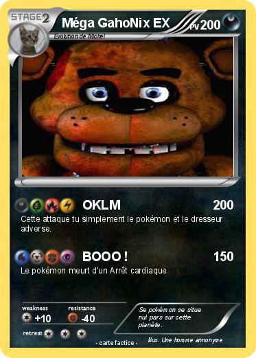 Pokemon Méga GahoNix EX