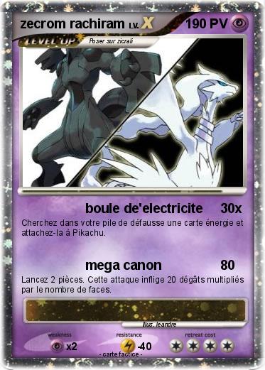 Pokemon zecrom rachiram