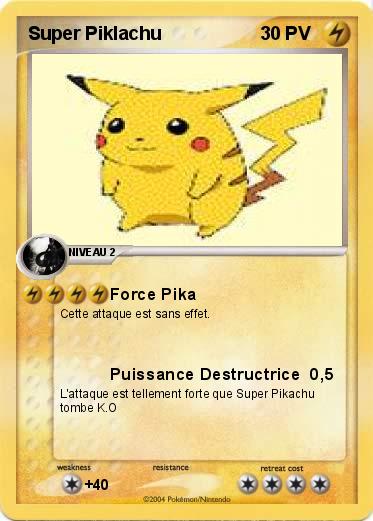 Pokemon Super Piklachu