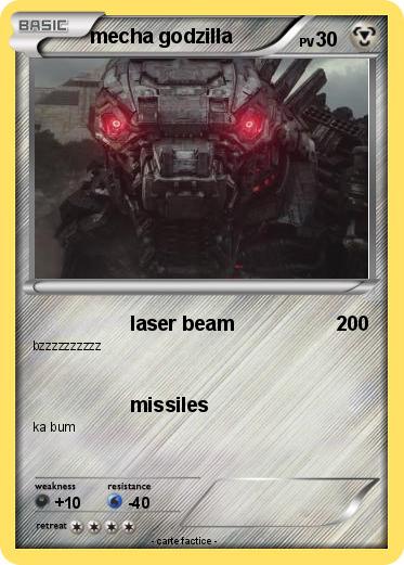 Pokemon mecha godzilla