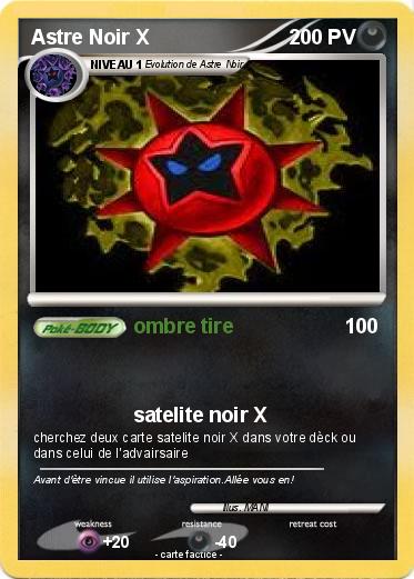Pokemon Astre Noir X