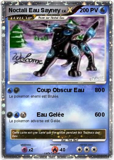 Pokemon Noctali Eau Sayney