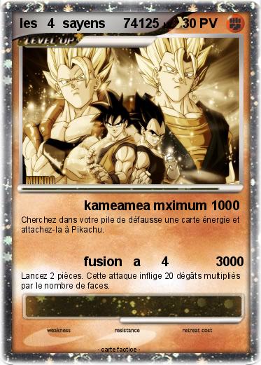 Pokemon les   4  sayens     74125