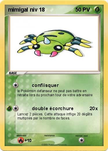 Pokemon mimigal niv 18