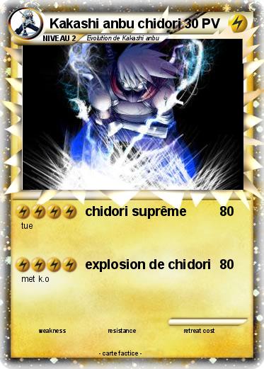 Pokemon Kakashi anbu chidori