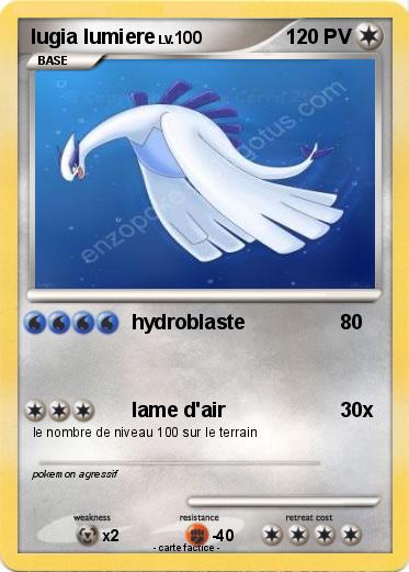 Pokemon lugia lumiere
