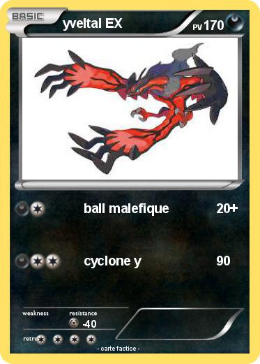 Pokemon yveltal EX