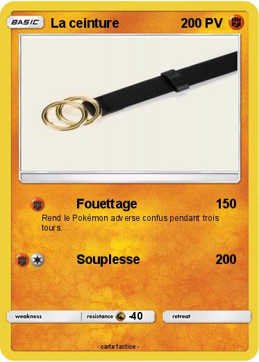 Pokemon La ceinture