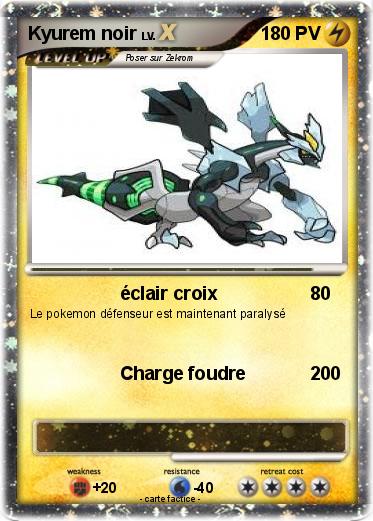 Pokemon Kyurem noir