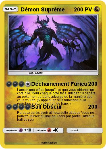 Pokemon Démon Suprême