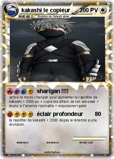 Pokemon kakashi le copieur