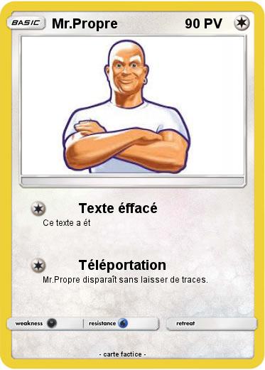 Pokemon Mr.Propre