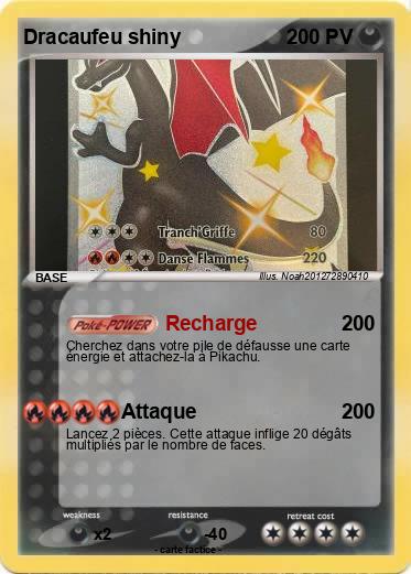 Pokemon Dracaufeu shiny