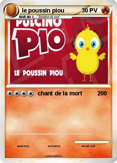 Pokemon le poussin piou