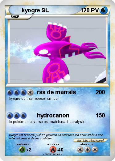 Pokemon kyogre SL