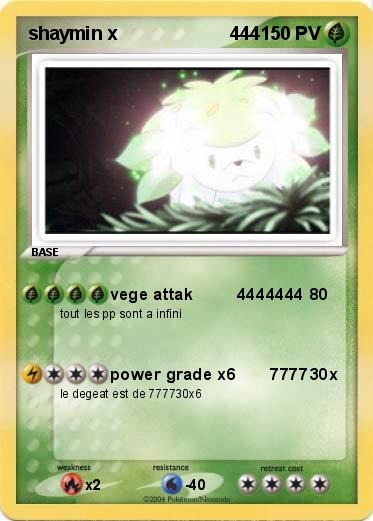 Pokemon shaymin x                      444