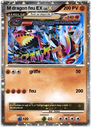 Pokemon M dragon feu EX