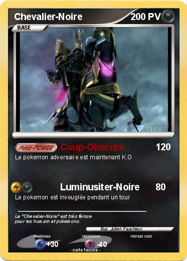 Pokemon Chevalier-Noire