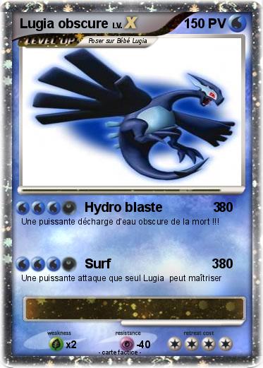 Pokemon Lugia obscure