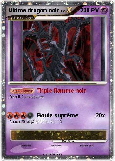 Pokemon Ultime dragon noir