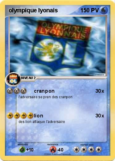 Pokemon olympique lyonais