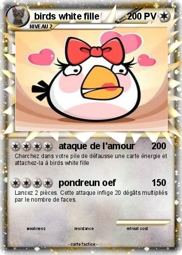 Pokemon birds white fille