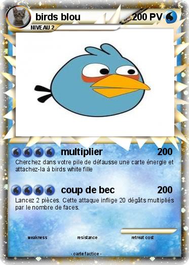 Pokemon birds blou