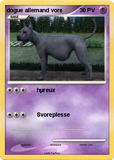 Pokemon dogue allemand vore
