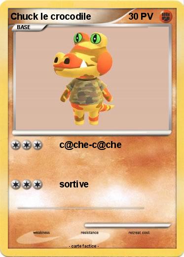 Pokemon Chuck le crocodile