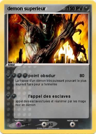 Pokemon demon superieur