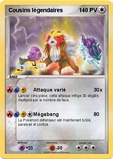 Pokemon Cousins légendaires
