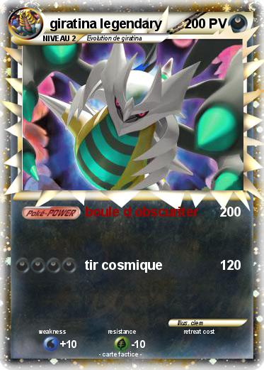 Pokemon giratina legendary