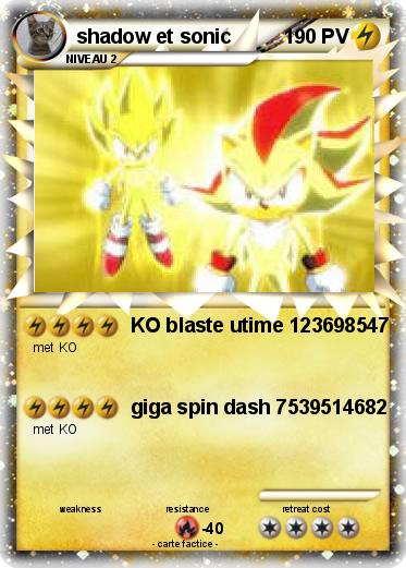 Pokemon shadow et sonic