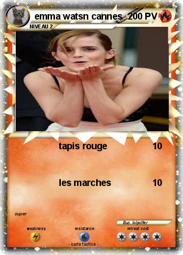 Pokemon emma watsn cannes