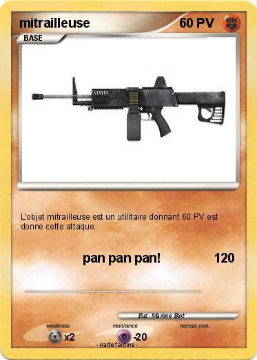 Pokemon mitrailleuse