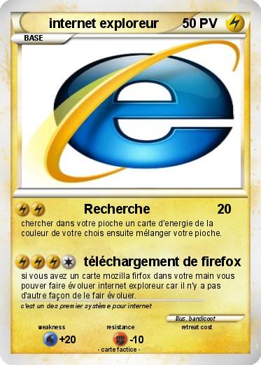 Pokemon internet exploreur