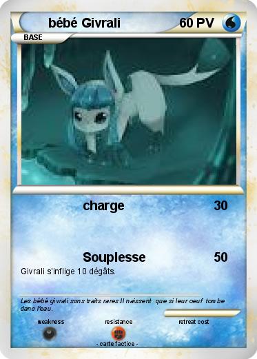 Pokemon bébé Givrali