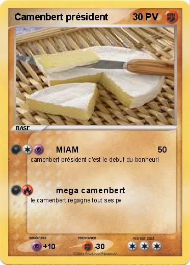 Pokemon Camenbert président