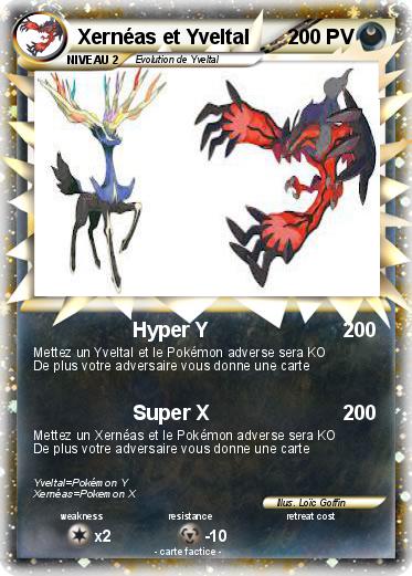 Pokemon Xernéas et Yveltal
