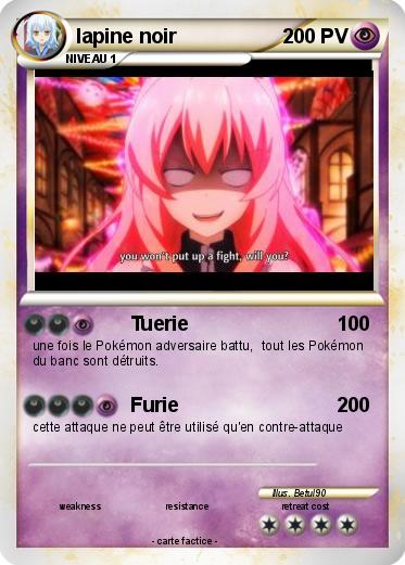 Pokemon lapine noir