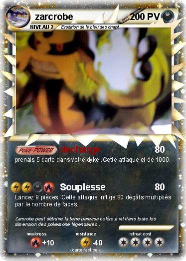 Pokemon zarcrobe